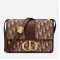 Dior 30 Montaigne Bag In Brown Oblique Jacquard Canvas