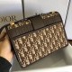 Dior 30 Montaigne Bag In Brown Oblique Jacquard Canvas