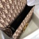 Dior 30 Montaigne Bag In Brown Oblique Jacquard Canvas