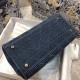 Dior Medium Lady D-Lite Bag In Denim Blue Cannage Canvas