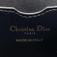 Dior Large Bobby Bag In Black Calfskin