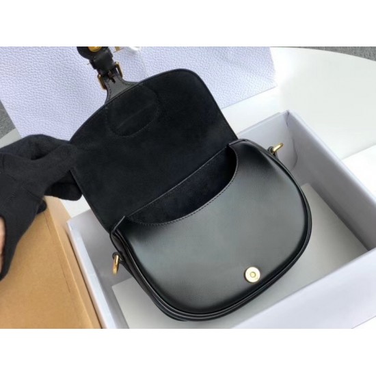 Dior Small Bobby Bag In Black Calfskin