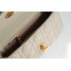 Dior Small Caro Bag In Beige Cannage Calfskin