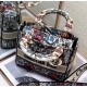 Dior Medium Lady D-Lite Mille Fleurs Embroidery Bag