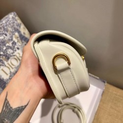 Dior Bobby East-West Bag In White Box Calfskin