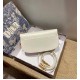 Dior Bobby East-West Bag In White Box Calfskin