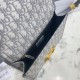 Dior 30 Montaigne Bag In Grey Oblique Jacquard Canvas