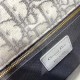 Dior 30 Montaigne Bag In Grey Oblique Jacquard Canvas