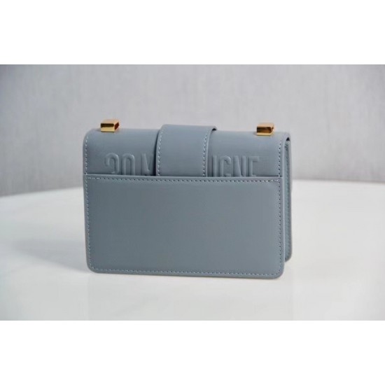 Dior Micro 30 Montaigne Bag In Grey Calfskin