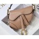 Dior Micro Saddle Bag In Poudre Goatskin