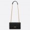 Dior Caro Belt Pouch with Chain In Black Calfskin