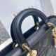 Dior Lady D-Joy Bag In Black Cannage Lambskin