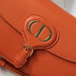 Dior Bobby East-West Bag In Orange Box Calfskin