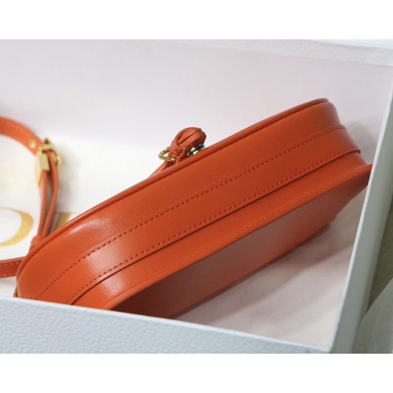 Dior Bobby East-West Bag In Orange Box Calfskin