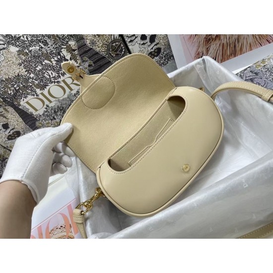 Dior Bobby East-West Bag In Beige Box Calfskin