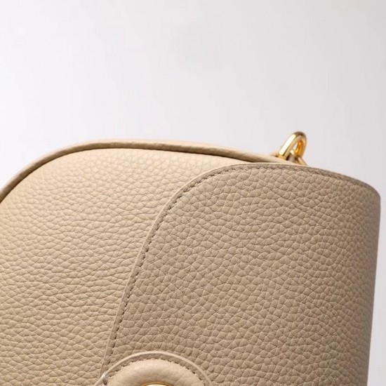 Dior Medium Bobby Bag In Beige Grained Calfskin