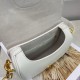 Dior Small Bobby Bag In White Calfskin