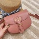 Dior Small Bobby Bag In Dark Nude Calfskin