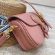 Dior Small Bobby Bag In Dark Nude Calfskin