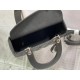 Dior Medium Lady Dior Bag In Noir Cannage Lambskin