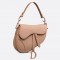 Dior Saddle Bag In Blush Ultramatte Calfskin