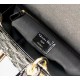 Dior Medium Lady Dior Bag In Black Patent Cannage Calfskin