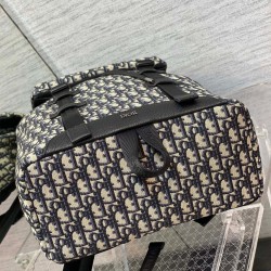 Dior Explorer Backpack In Black Dior Oblique Jacquard