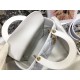 Dior Medium Lady D-Lite Bag In White Macrocannage Technical Fabric