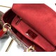 Dior Medium Lady Dior Bag In Red Patent Cannage Calfskin