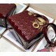 Dior Medium Lady Dior Bag In Red Patent Cannage Calfskin