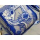 Dior Small Diorcamp Bag In Blue Transparent Toile de Jouy Canvas