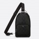 Dior Mini Rider Sling Bag In Black CD Diamond Canvas