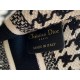 Dior Mini Book Tote Bag In Micro Houndstooth Embroidery