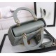 Dior Medium Lady Dior Bag with Enamel Charm In Grey Lambskin