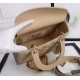 Dior Medium Lady Dior Bag with Enamel Charm In Beige Lambskin