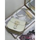 Dior Bobby Frame Bag In White Box Calfskin