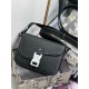 Dior Men's Mini Saddle Messenger Bag In Black Grained Calfskin