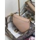 Dior Saddle Bag with Strap in Warm Taupe Grained Calfskin