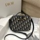 Dior 30 Montaigne Box Bag In Blue Dior Oblique Jacquard