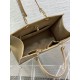 Dior Medium Essential Tote Bag In Hazelnut Archicannage Calfskin