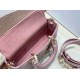 Dior Lady D-Joy Small Bag In Peony Pink Cannage Lambskin