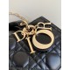 Dior Lady D-Joy Small Bag In Black Cannage Lambskin