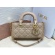 Dior Lady D-Joy Small Bag In Hazelnut Cannage Lambskin