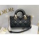 Dior Lady D-Joy Micro Bag In Black Cannage Lambskin