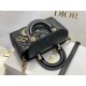 Dior Lady D-Joy Micro Bag In Black Cannage Lambskin