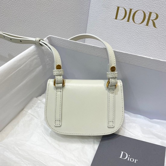 Dior Bobby Micro Bag In White Box Calfskin