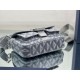 Dior Hit the Road Messenger Bag In Gray CD Diamond Canvas