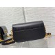 Dior 30 Montaigne Avenue Bag In Black Box Calfskin