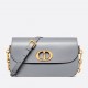 Dior 30 Montaigne Avenue Bag In Grey Box Calfskin