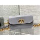 Dior 30 Montaigne Avenue Bag In Grey Box Calfskin